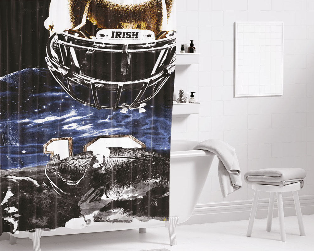 Iphonedo Itidal Bathroom Shower Curtain Fabric Waterproof | 66 X 72 Inch