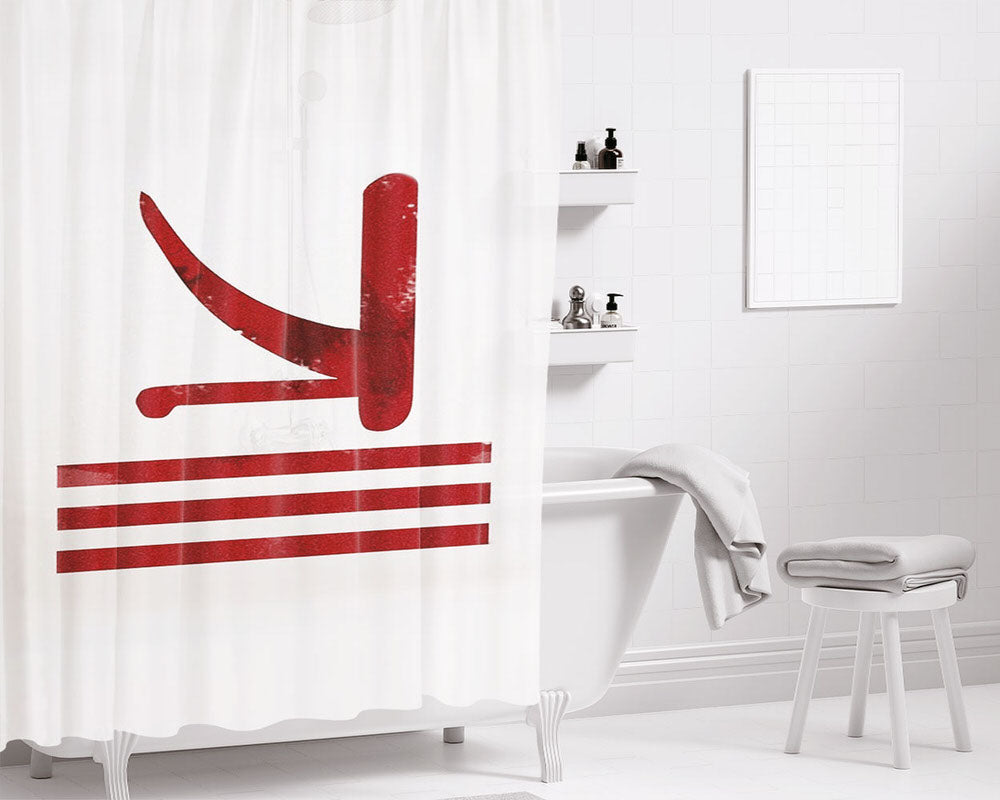 Kshmr Wallpaper Bathroom Shower Curtain Fabric Waterproof | 66 X 72 Inch