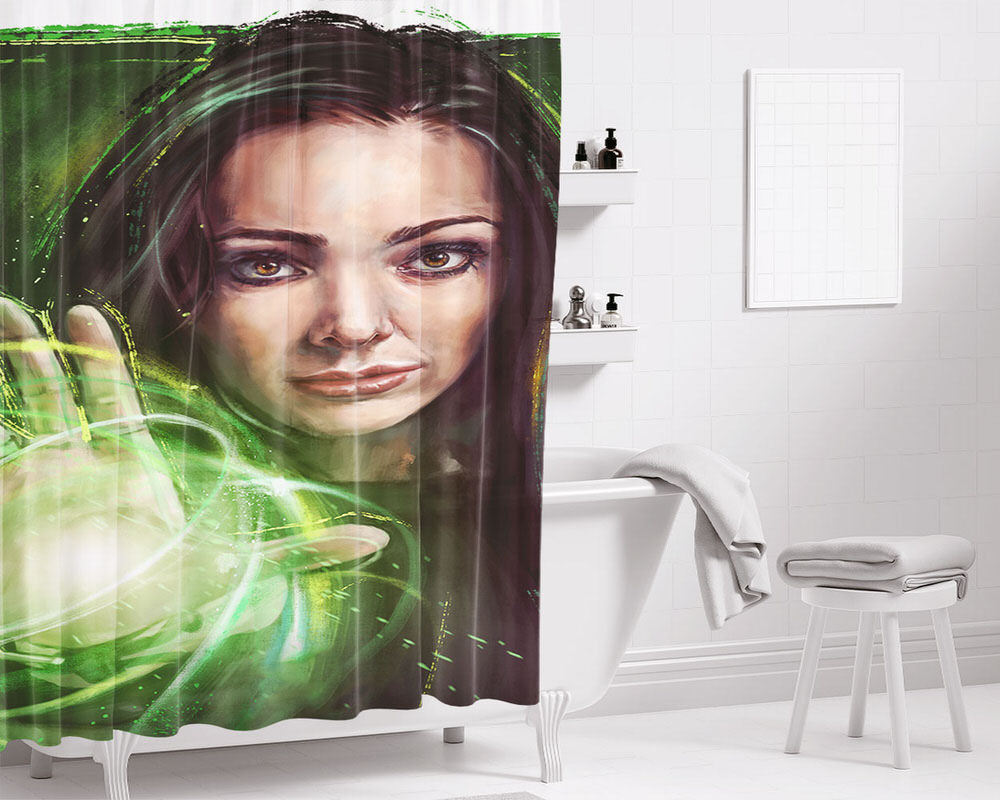 Lorna The Gifted Bathroom Shower Curtain Fabric Waterproof | 66 X 72 Inch