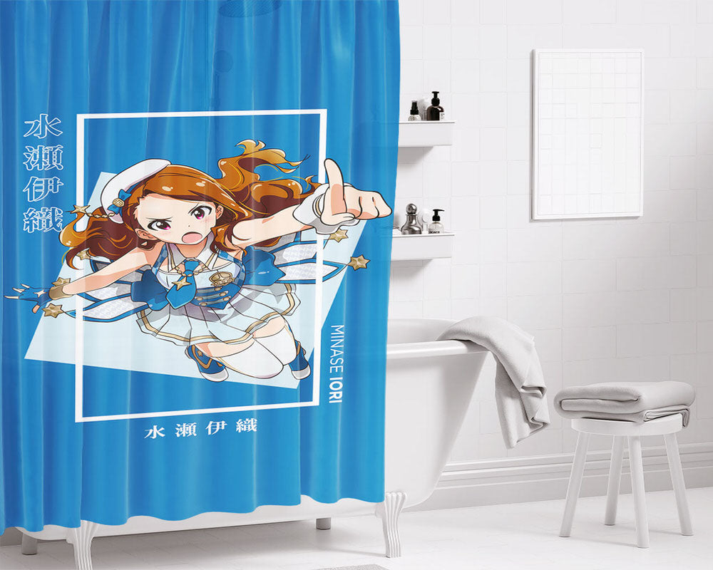 Minase Iori Bathroom Shower Curtain Fabric Waterproof | 66 X 72 Inch