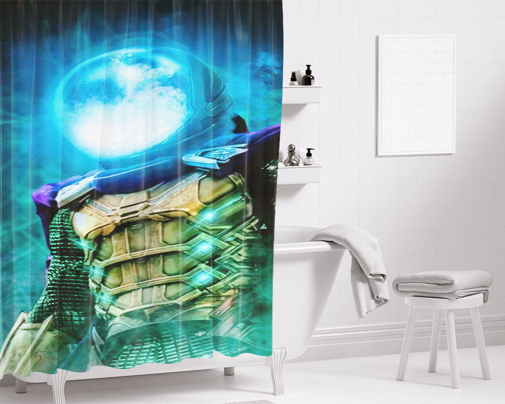 Mysterio Far From Home Bathroom Shower Curtain Fabric Waterproof | 66 X 72 Inch