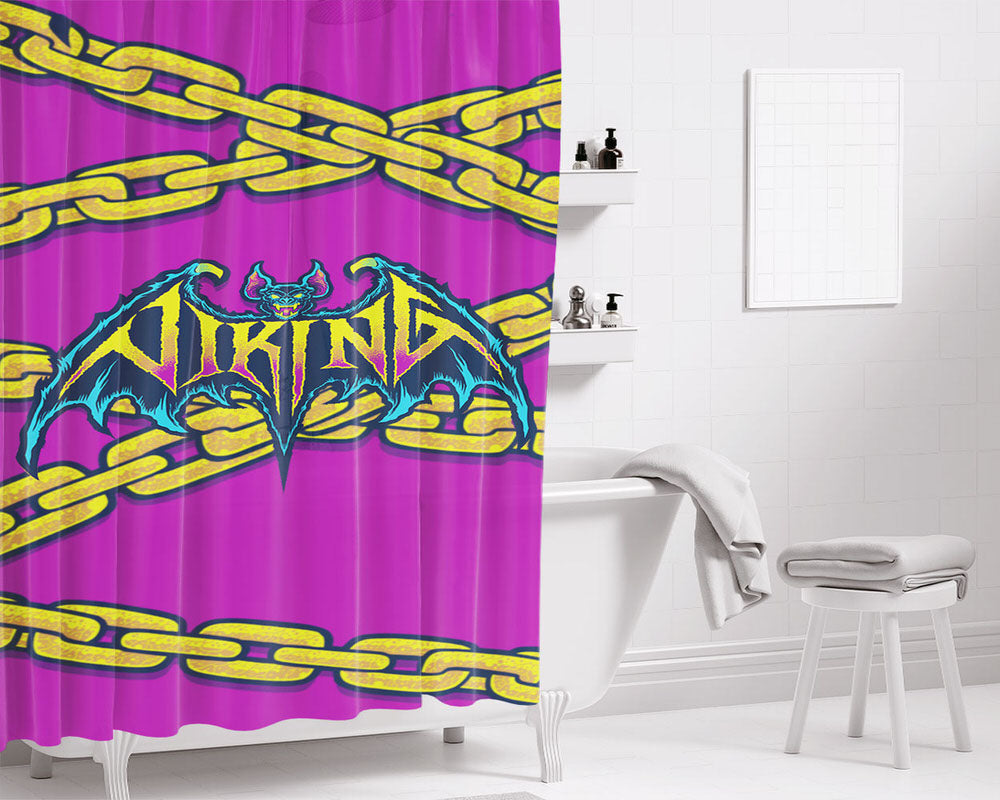 Nosferatu Battle Axe Bathroom Shower Curtain Fabric Waterproof | 66 X 72 Inch