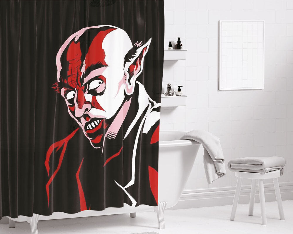 Nosferatu Bathroom Shower Curtain Fabric Waterproof | 66 X 72 Inch