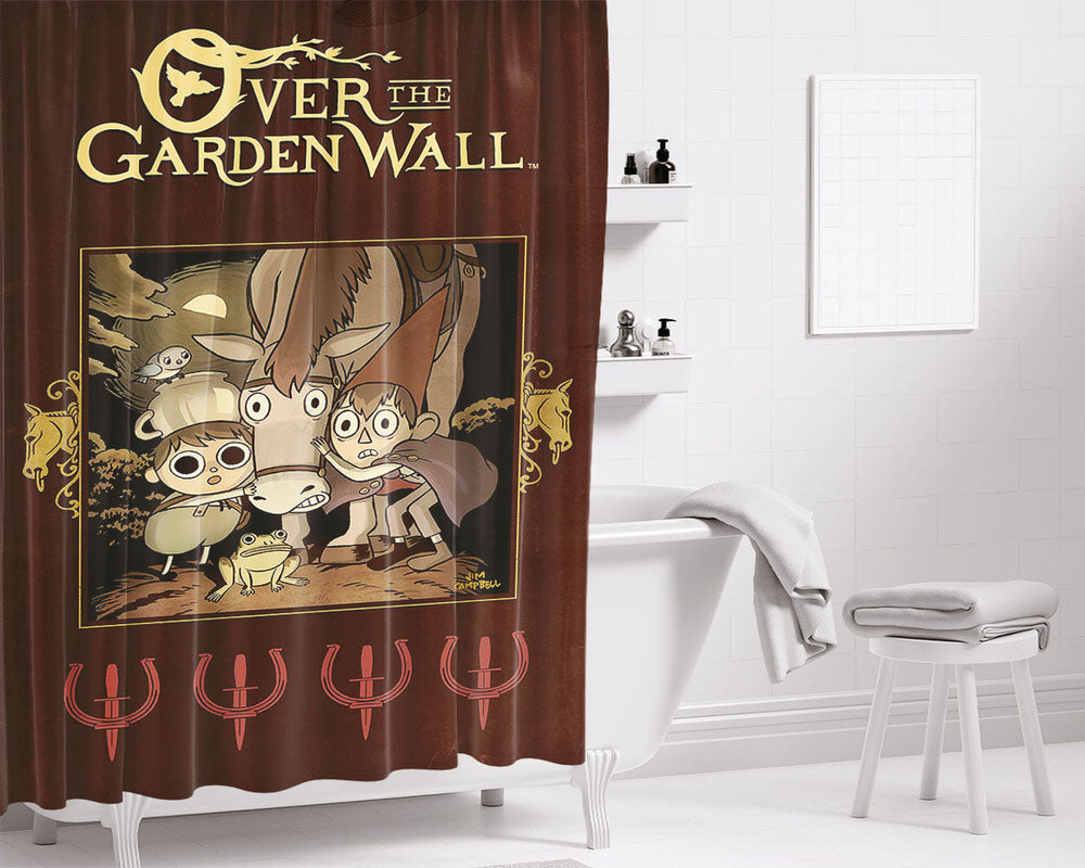 Over The Garden Wall Tome Of The Unknown 2 Bathroom Shower Curtain Fabric Waterproof | 66 X 72 Inch
