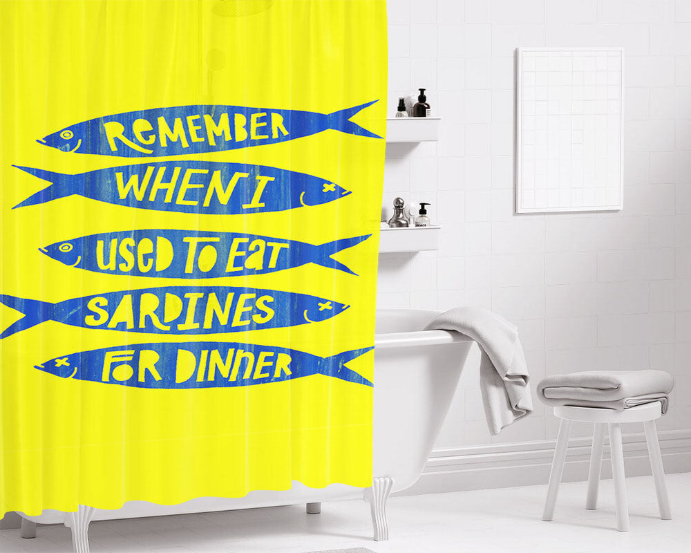 Rem Re-Zero Bathroom Shower Curtain Fabric Waterproof | 66 X 72 Inch