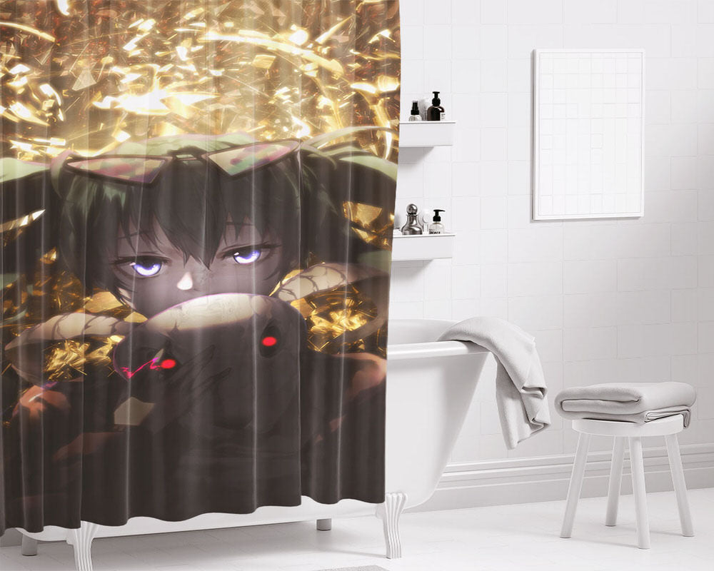 Sandplanet Bathroom Shower Curtain Fabric Waterproof | 66 X 72 Inch