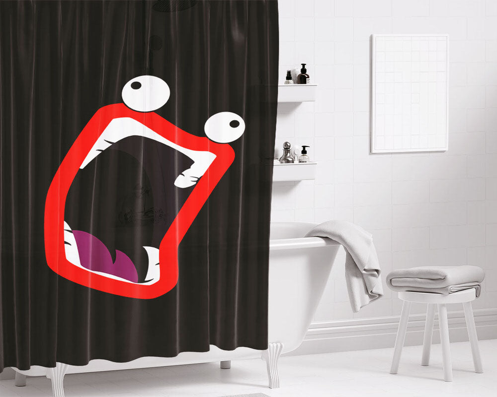 Shoop Da Woop Imma Firin Mah Lazor Face Bathroom Shower Curtain Fabric Waterproof | 66 X 72 Inch