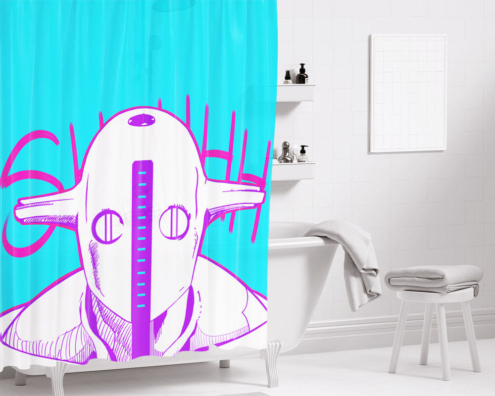 Soft & Wet Bathroom Shower Curtain Fabric Waterproof | 66 X 72 Inch