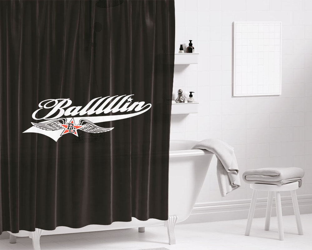 Star Mustard Ballin Roddy Ricch Bathroom Shower Curtain Fabric Waterproof | 66 X 72 Inch