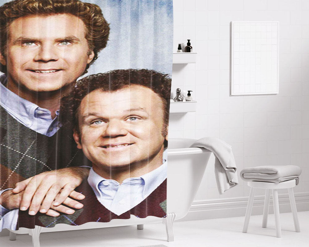Step Brothers Bathroom Shower Curtain Fabric Waterproof | 66 X 72 Inch