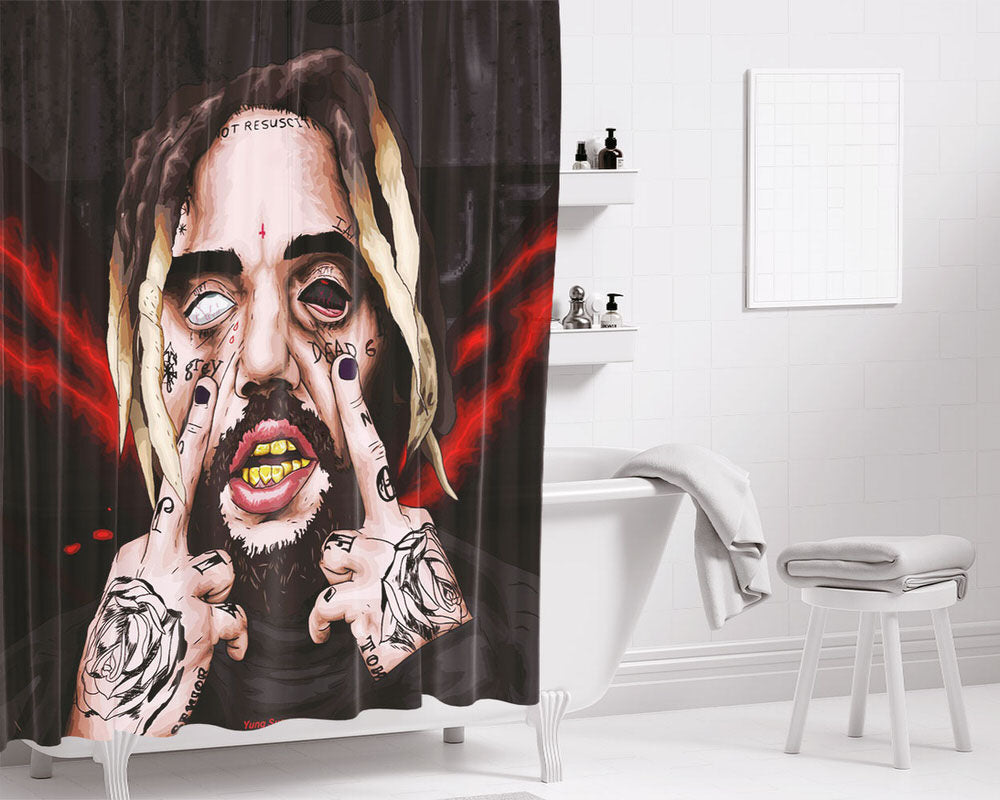 Suicide Boys Bathroom Shower Curtain Fabric Waterproof | 66 X 72 Inch