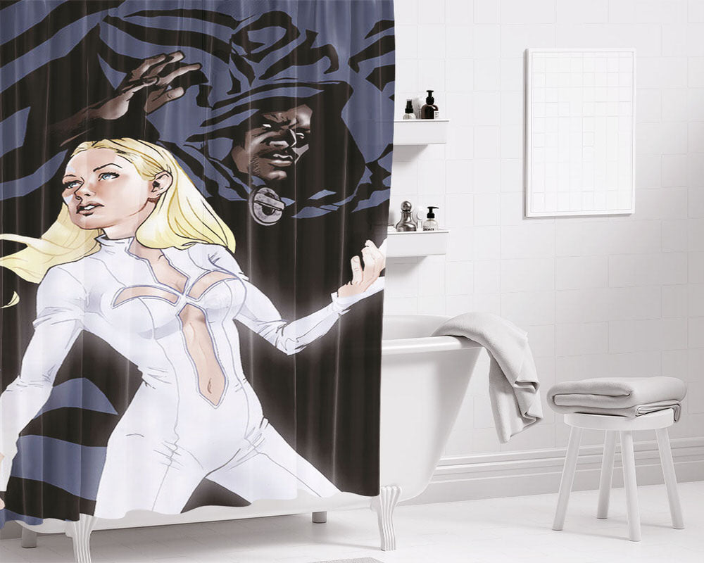 The Cloak And The Dagger Bathroom Shower Curtain Fabric Waterproof | 66 X 72 Inch