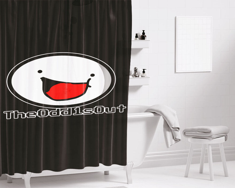 The Odd Sout Bathroom Shower Curtain Fabric Waterproof | 66 X 72 Inch
