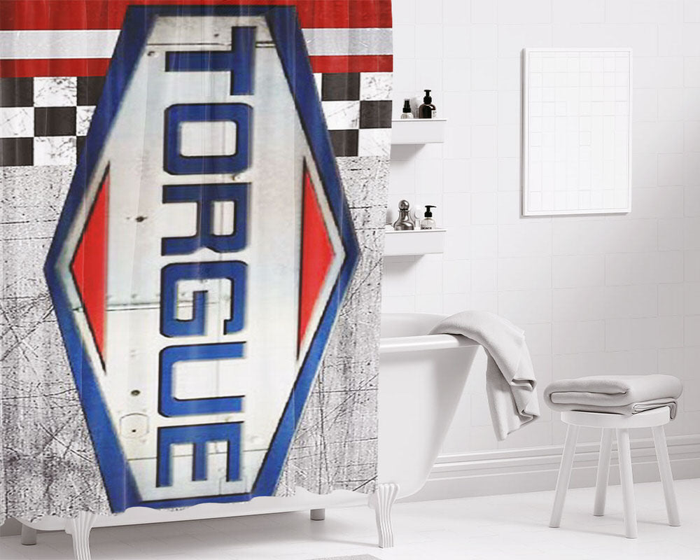 Torgue Phone Case Bathroom Shower Curtain Fabric Waterproof | 66 X 72 Inch