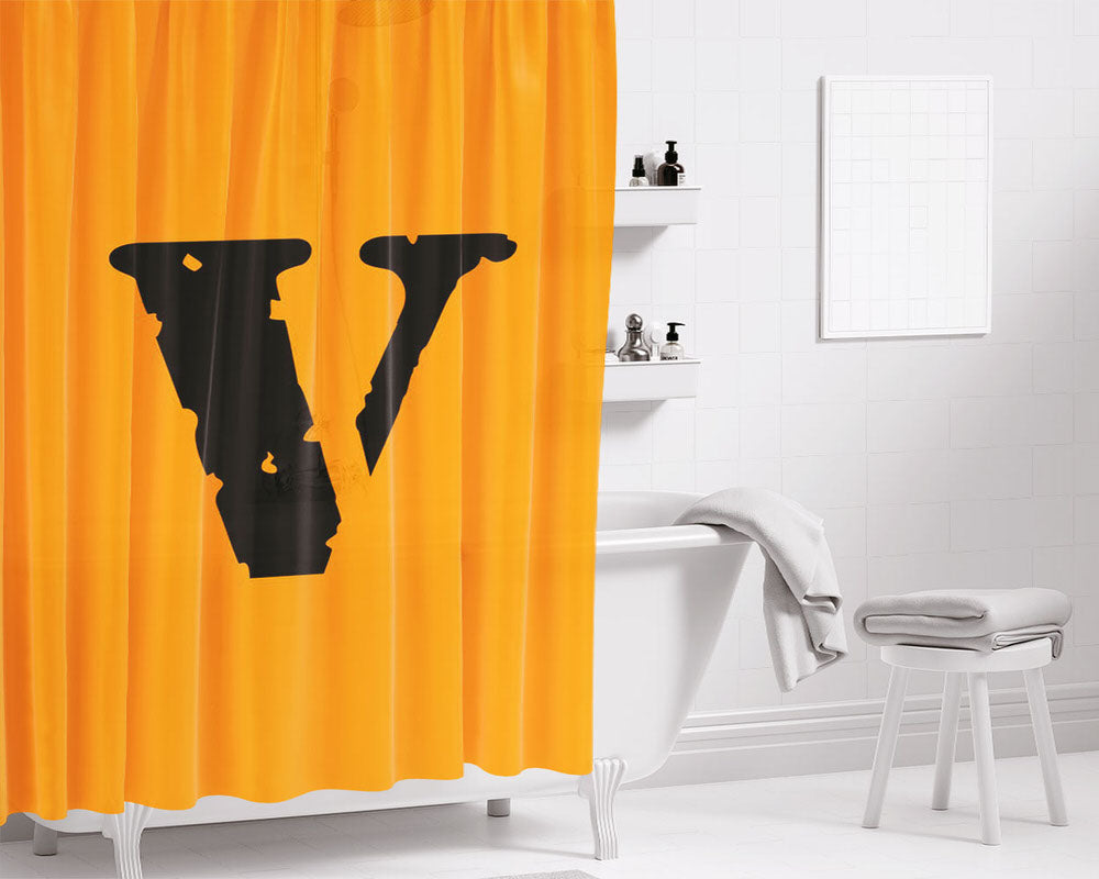 Vlone Bathroom Shower Curtain Fabric Waterproof | 66 X 72 Inch