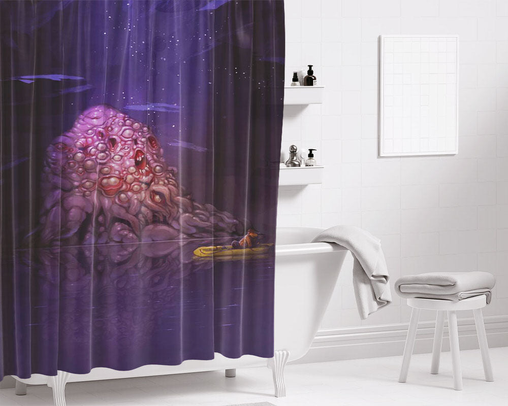 Water Bathroom Shower Curtain Fabric Waterproof | 66 X 72 Inch