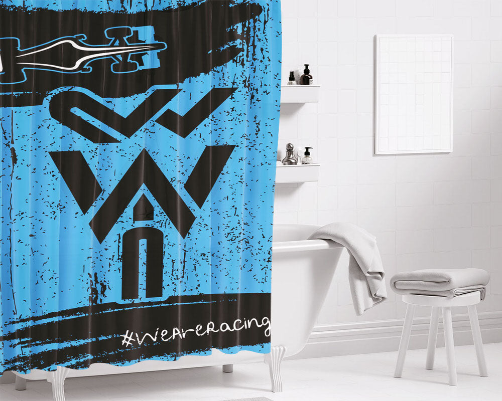Williams - We Are Racing Bathroom Shower Curtain Fabric Waterproof | 66 X 72 Inch