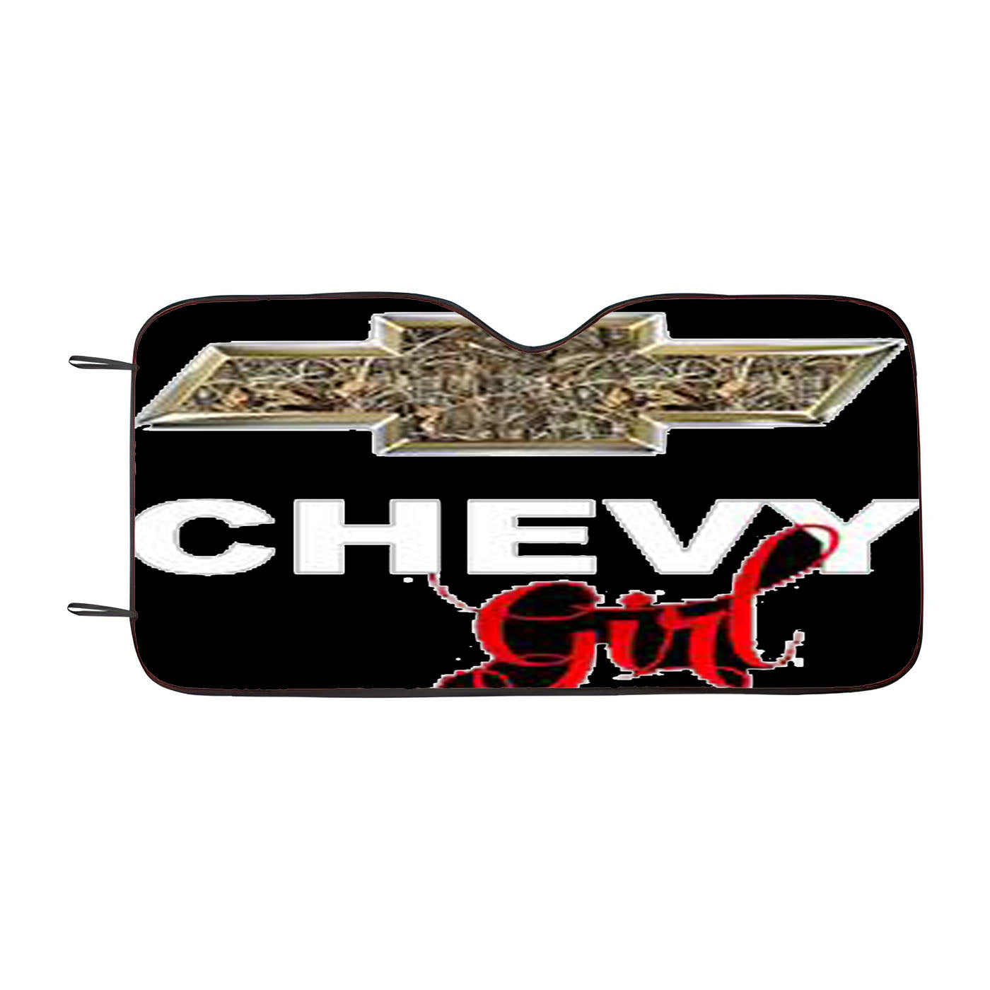 Camo Chevy Girl Car Auto Sun Shade Windshield Cover