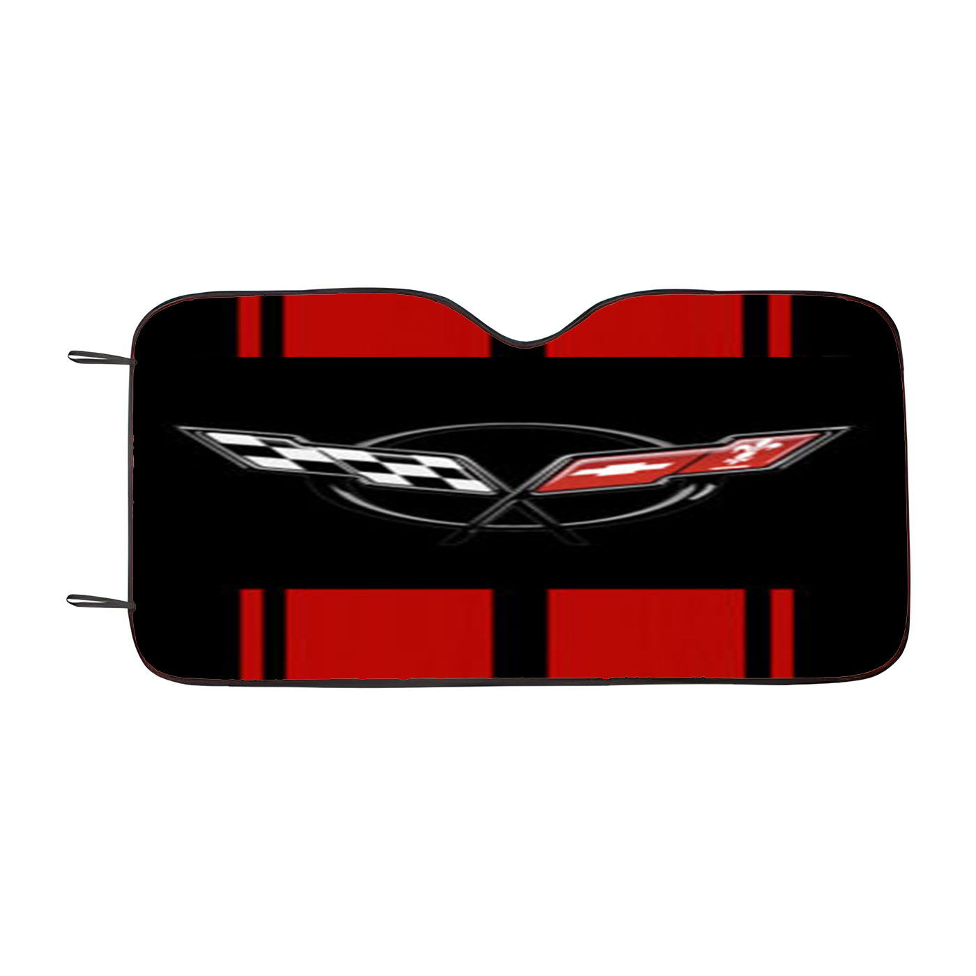 Corvette Stripe Car Auto Sun Shade Windshield Cover