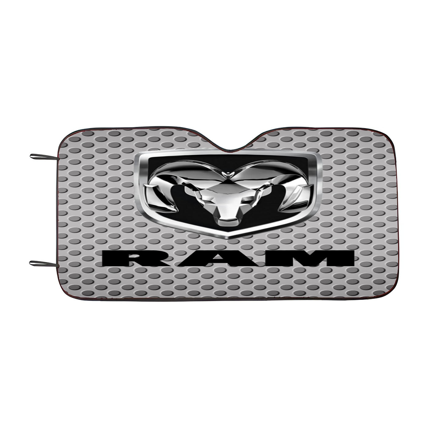 Dodge Ram Carbon Fiber Logo Car Auto Sun Shade Windshield Cover