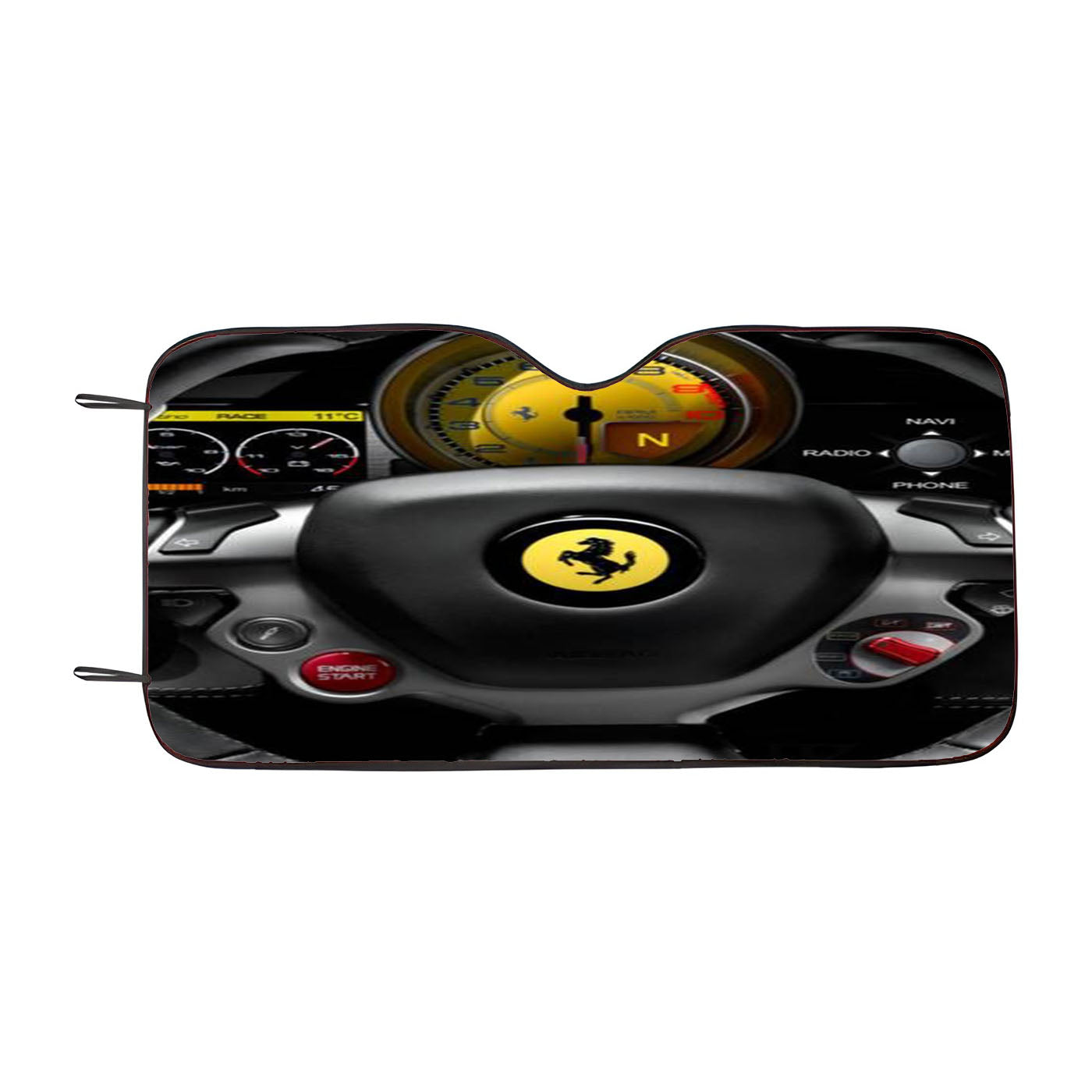 Ferrari Cockpit View Car Auto Sun Shade Windshield Cover