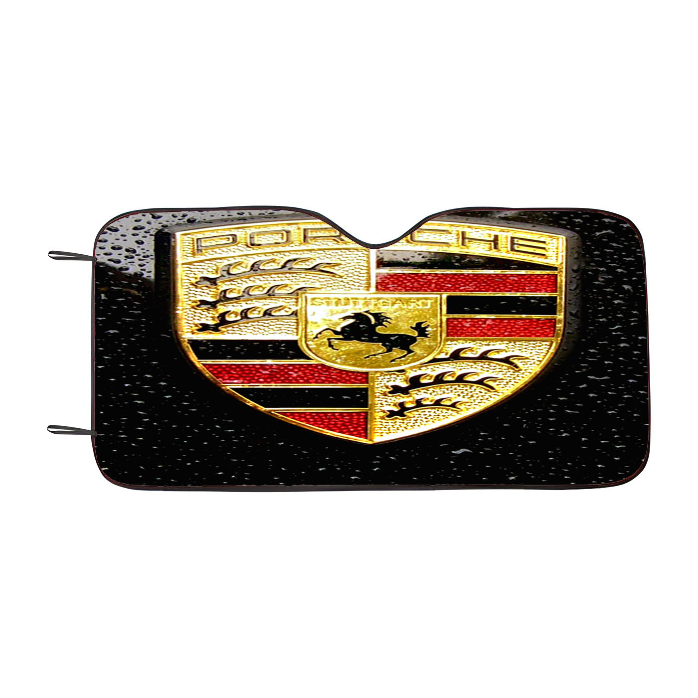 Porsche Emblem Car Auto Sun Shade Windshield Cover
