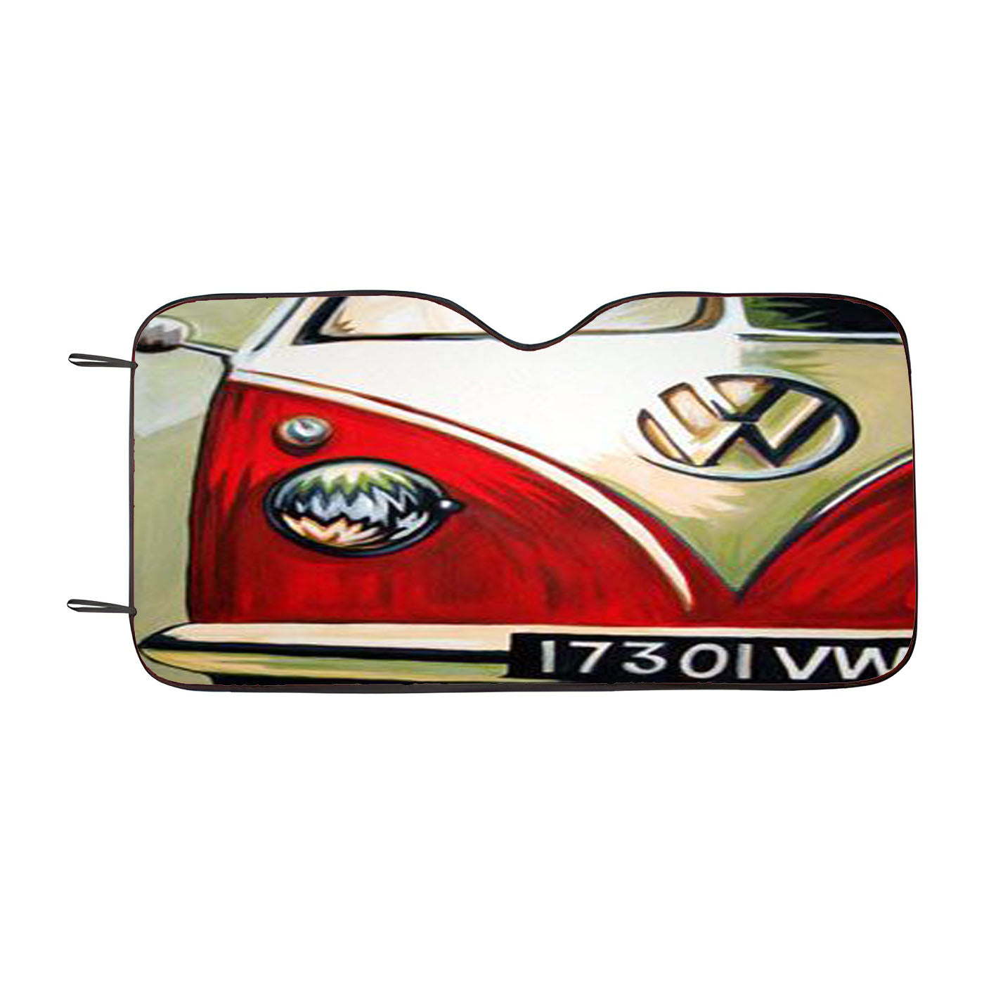 Vw Art Car Auto Sun Shade Windshield Cover