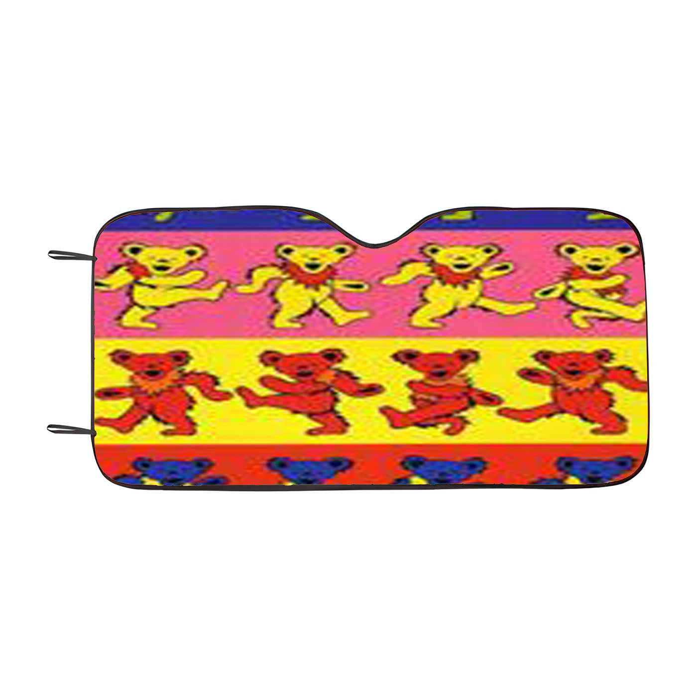 Dancing Bears Grateful Dead Car Auto Sun Shade Windshield Cover