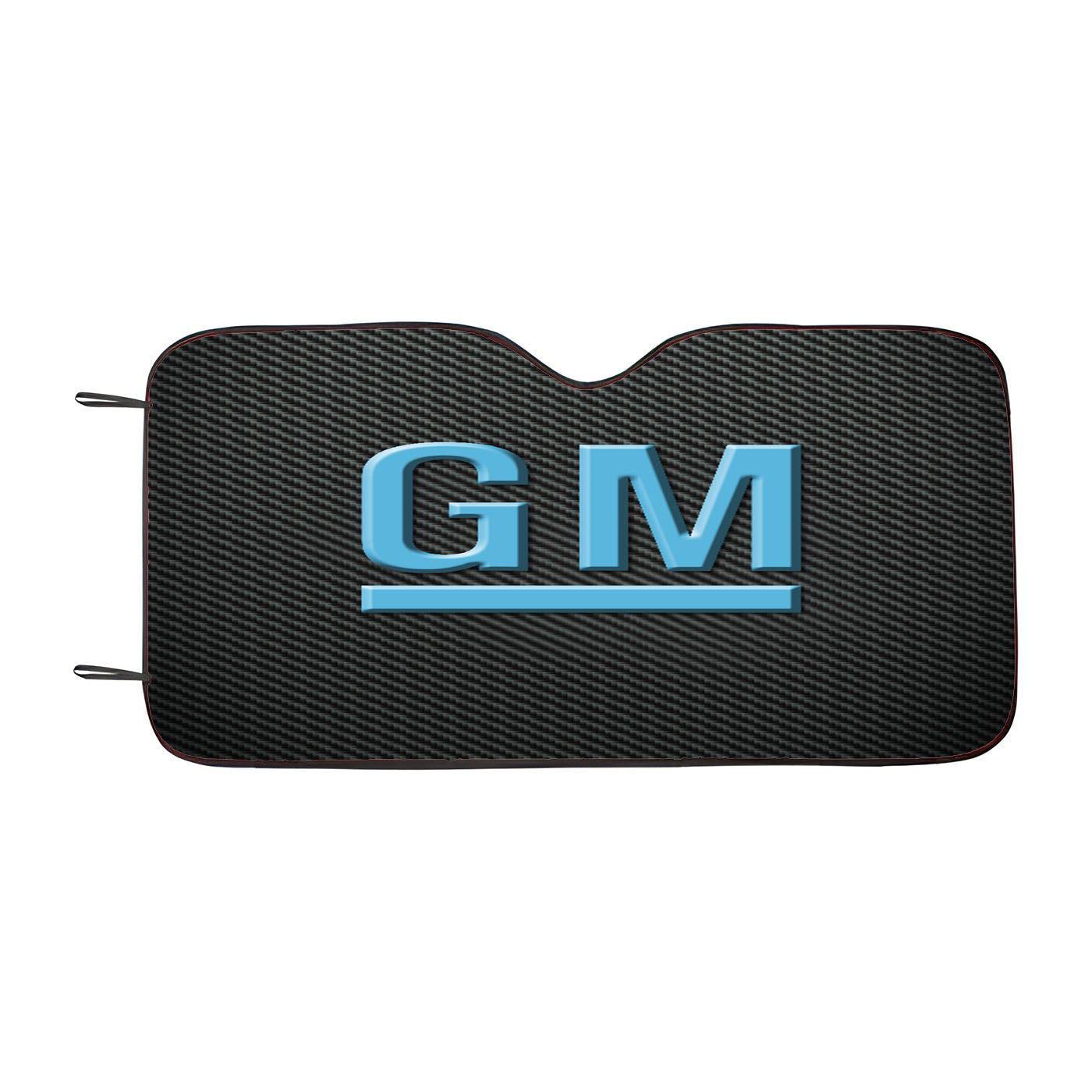 General Motors Carbon Fiber Logo Car Auto Sun Shade Windshield Cover