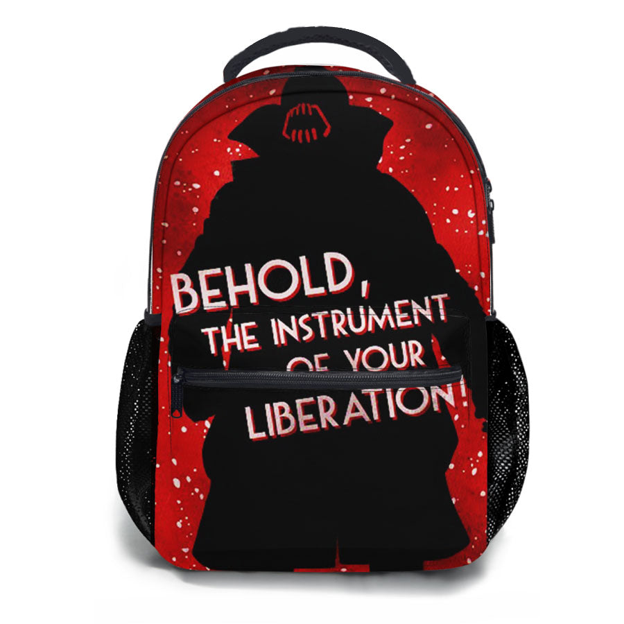 Bane Quote Batman Villain School Backpacks