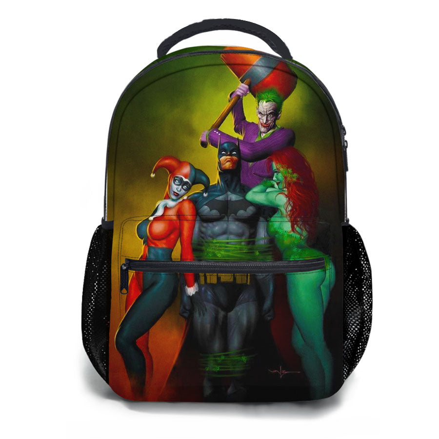 Batman And Sexy Villain School Backpacks