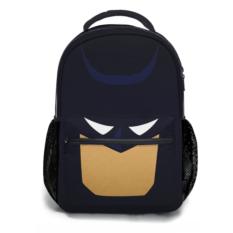 Batman Face Vector School Backpacks
