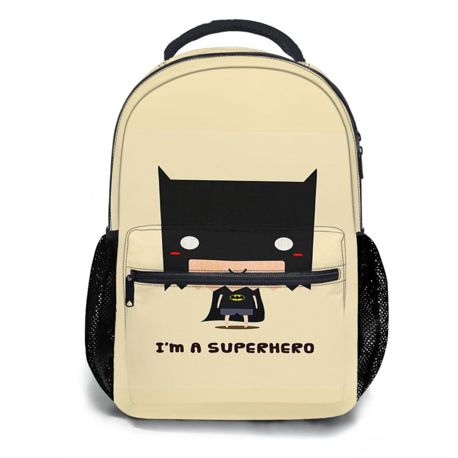 Batman Kid Vector School Backpacks
