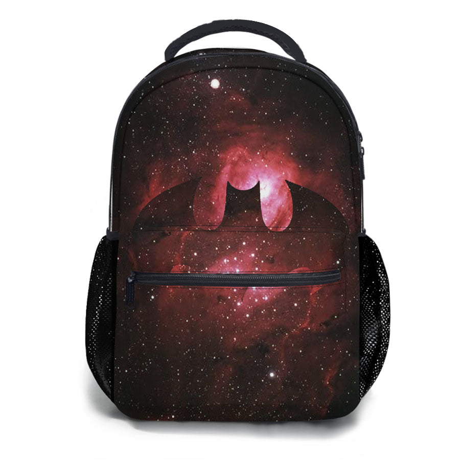 Batman Nebula Logo 2 School Backpacks