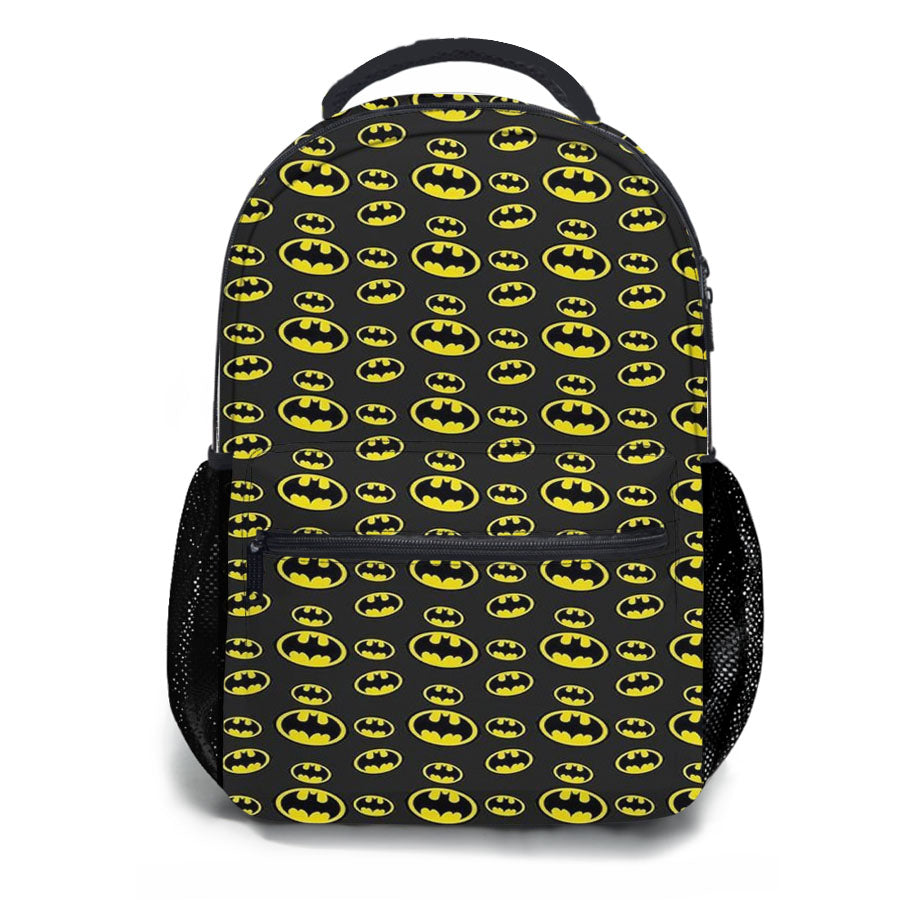 Batman Pattern Logo School Backpacks