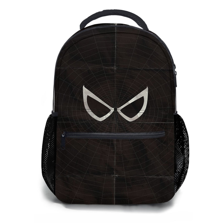 Black Spiderman Minimalist Spider Paper School Backpacks