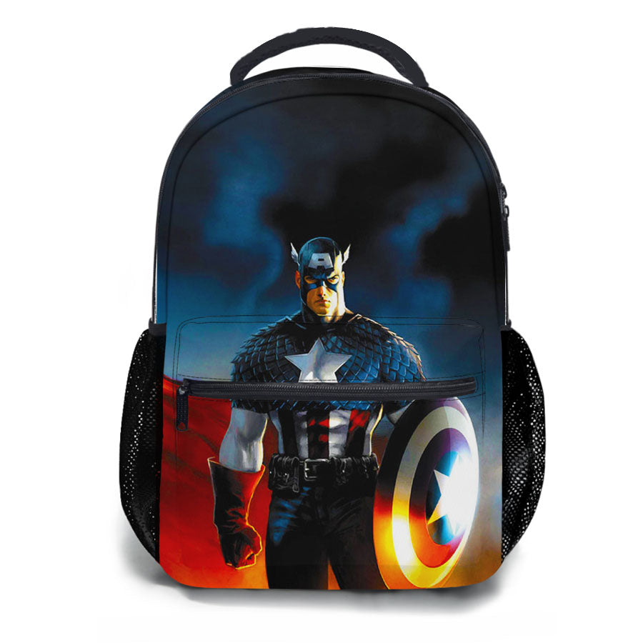 Captain America Battle Armor School Backpacks