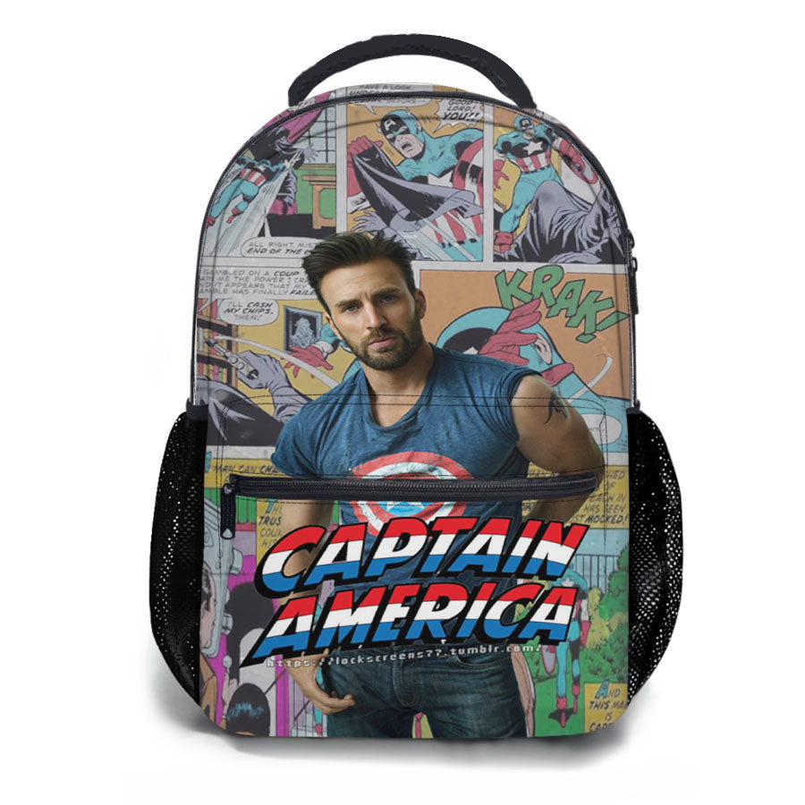 Captain America C School Backpacks