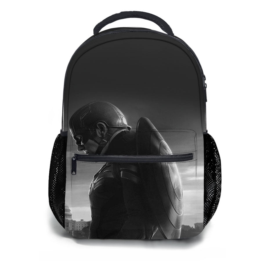 Captain America Sad School Backpacks