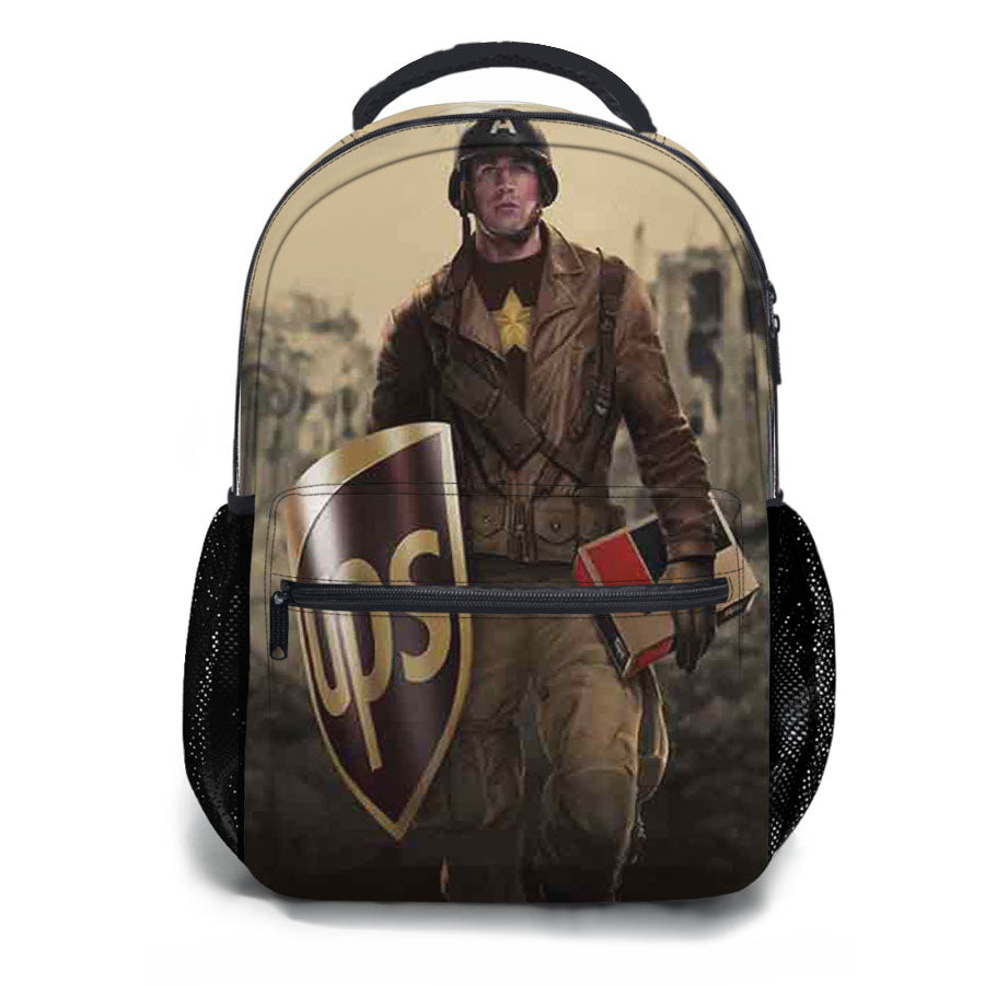 Captain America Ups School Backpacks