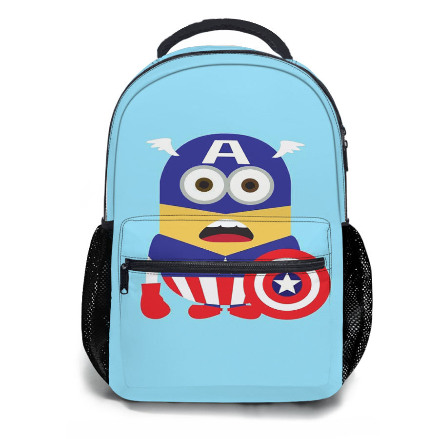 Despicable Me Captain America School Backpacks