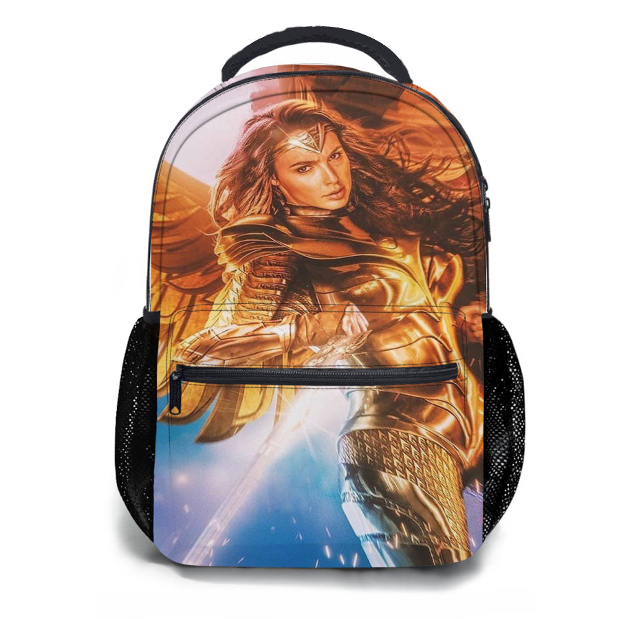 Epic Wonder Woman 1984 Wings School Backpacks
