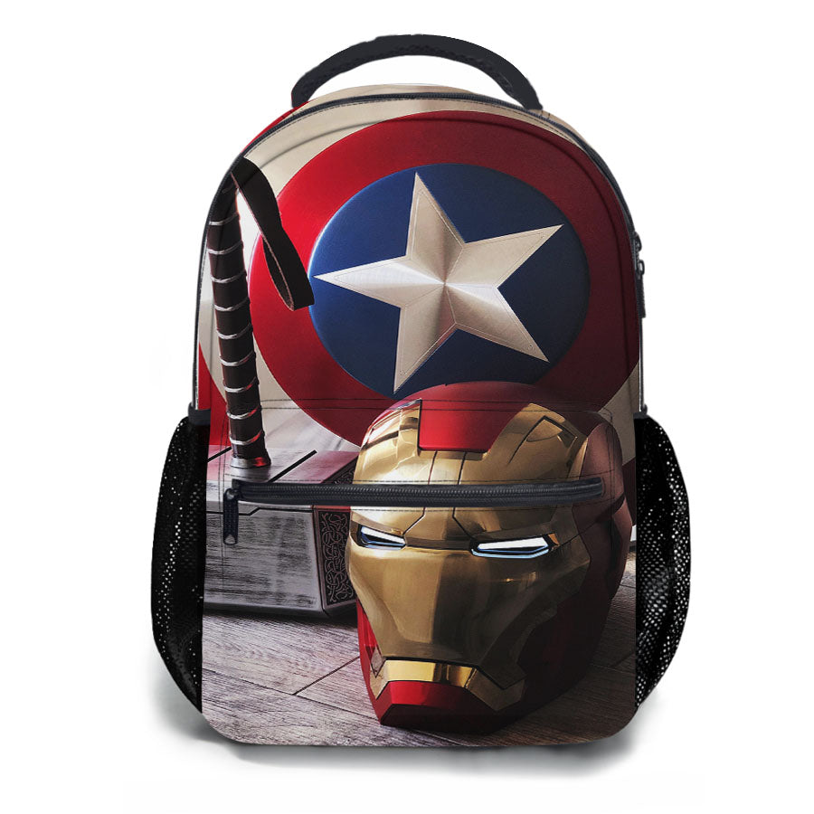 Iron Man Captain America Thor School Backpacks