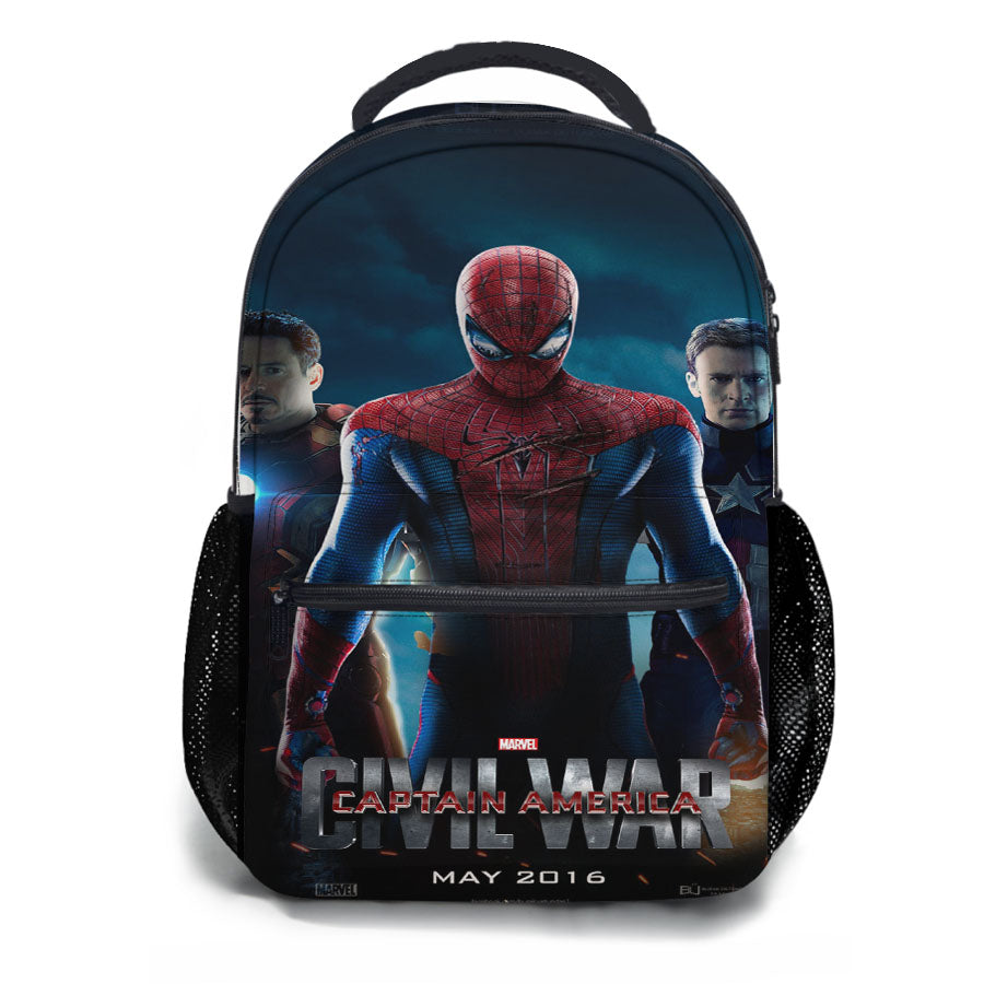 Marvel Civil War Captain America School Backpacks