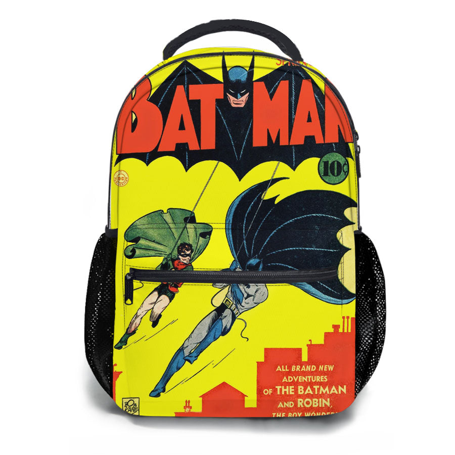 Number 1 Batman Retro Comic School Backpacks