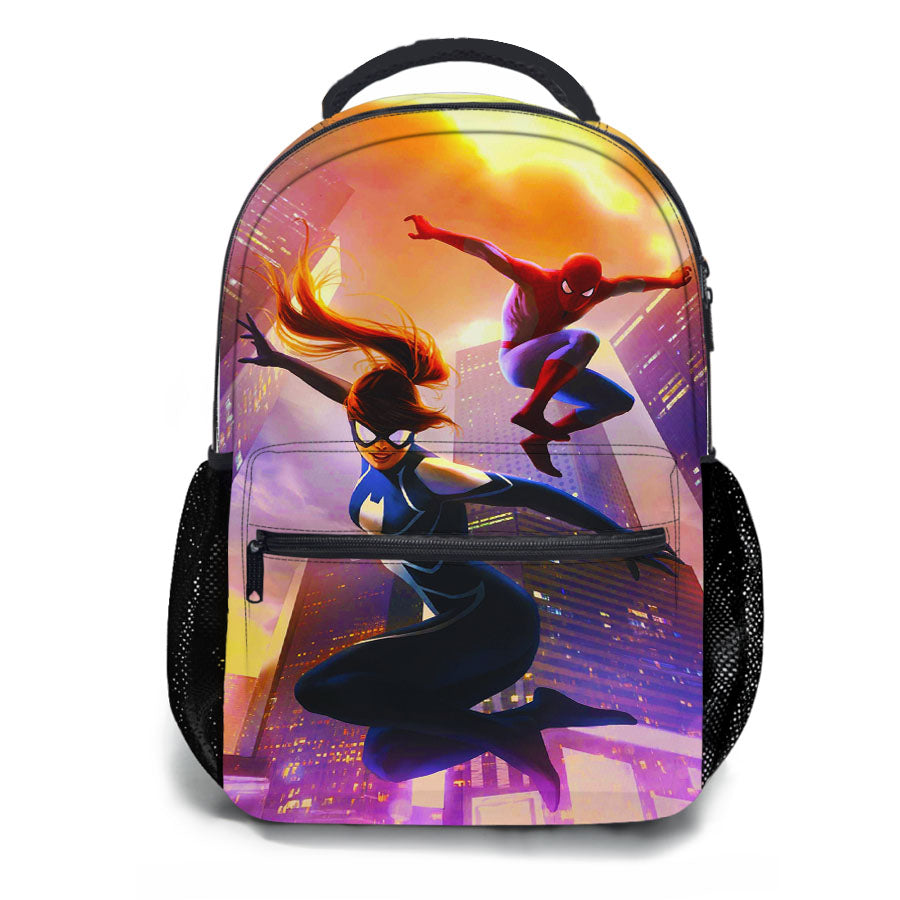 Spider Man And Spider Girl School Backpacks