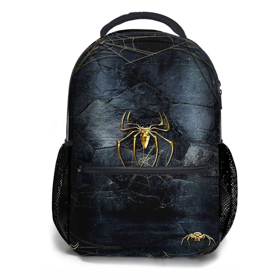 Spider Man Black And Gold Edition School Backpacks