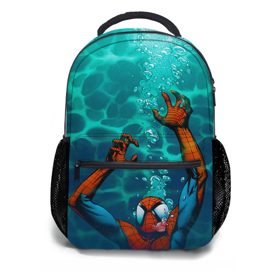 Spider Man Drowned School Backpacks