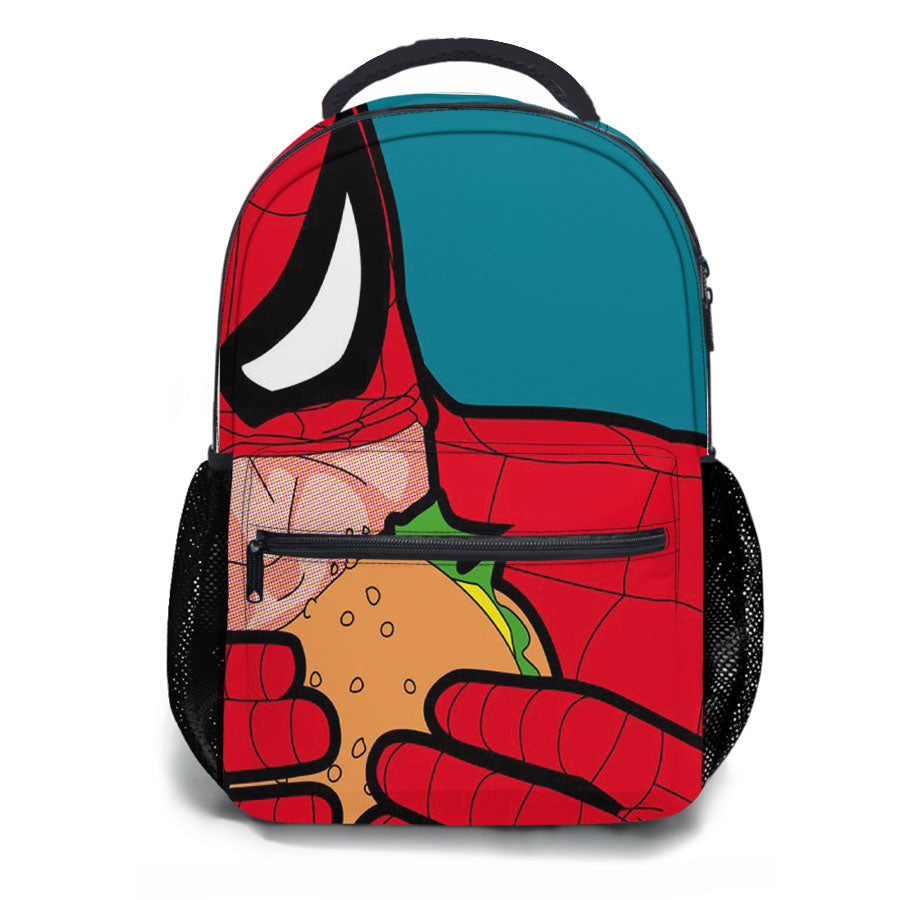 Spiderman Burger School Backpacks