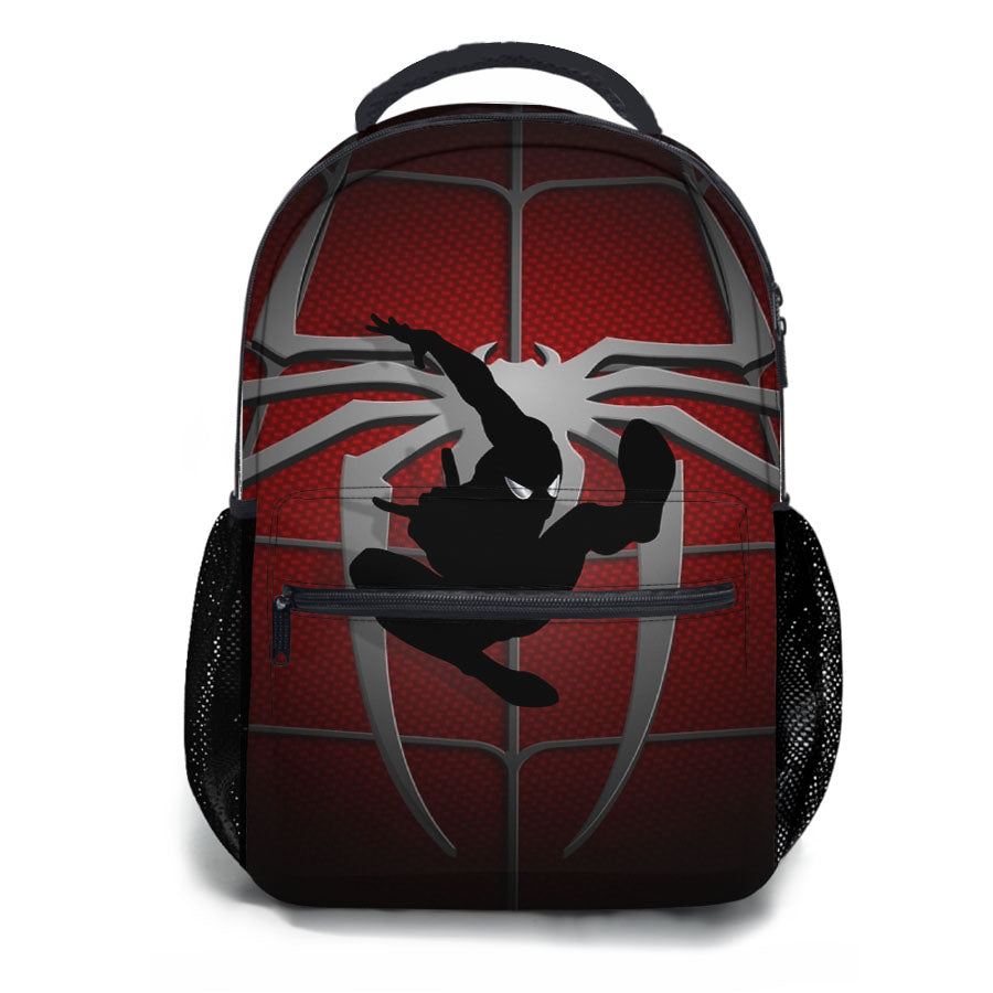 Spiderman Silhouette Chest Logo School Backpacks